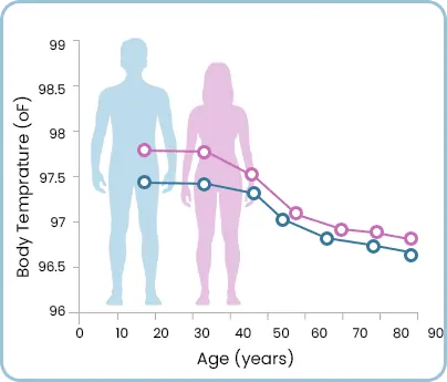 Visual representation of thermogenic brown fat burning calories in the human body