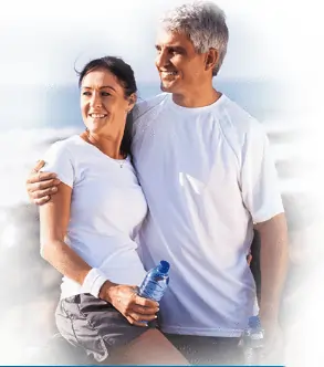 Happy confident woman enjoying a healthy and active lifestyle
